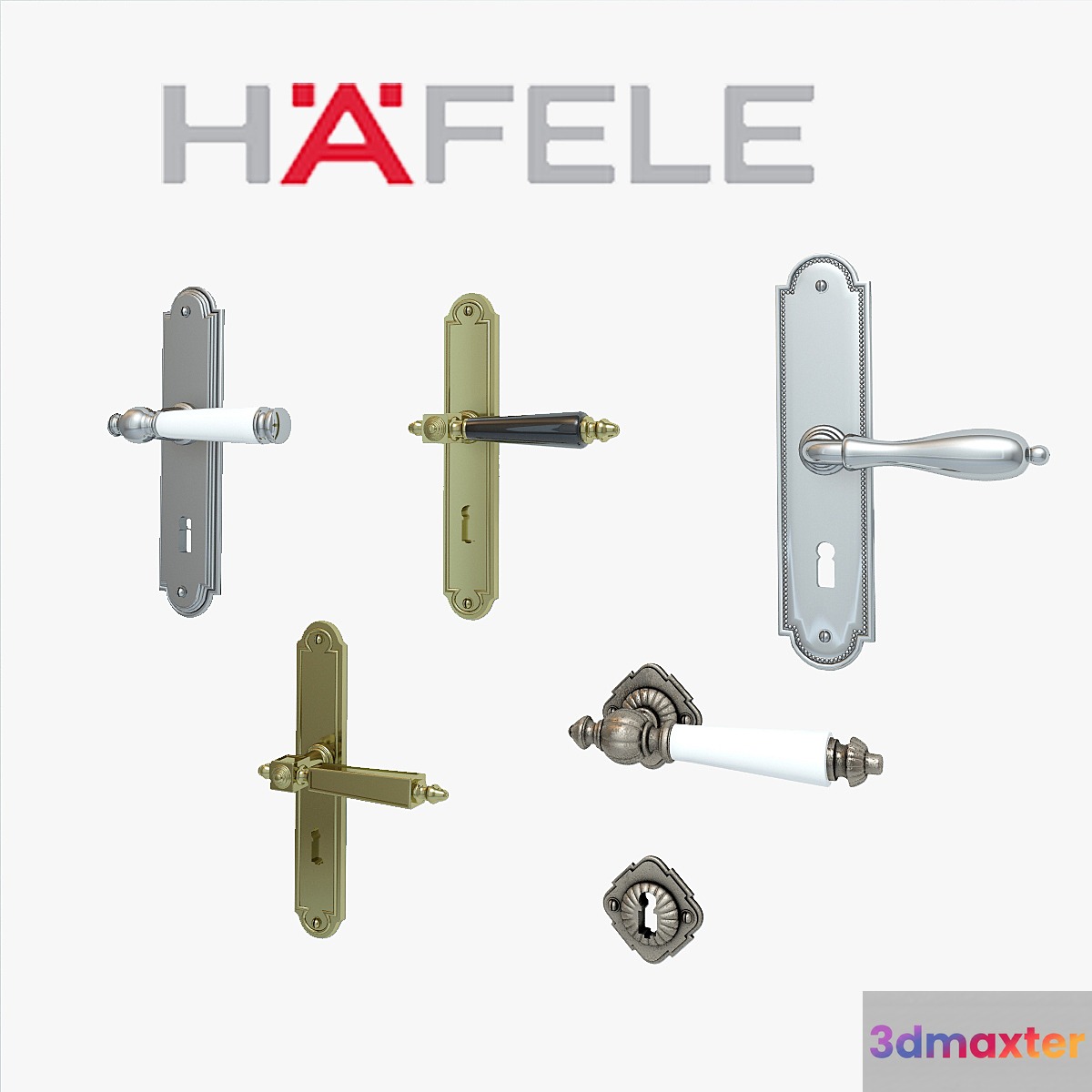 HAFELE Door knobs 3D Max
