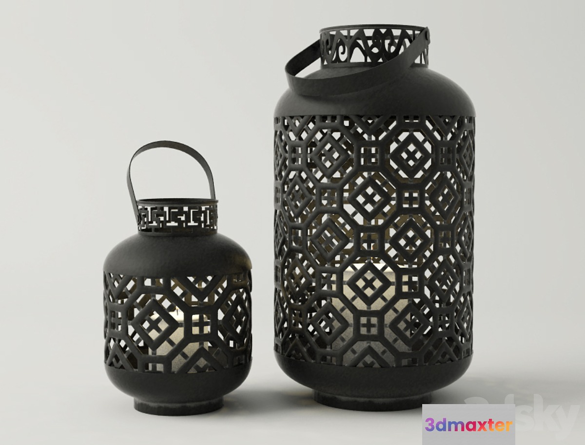 Black Metal Lanterns