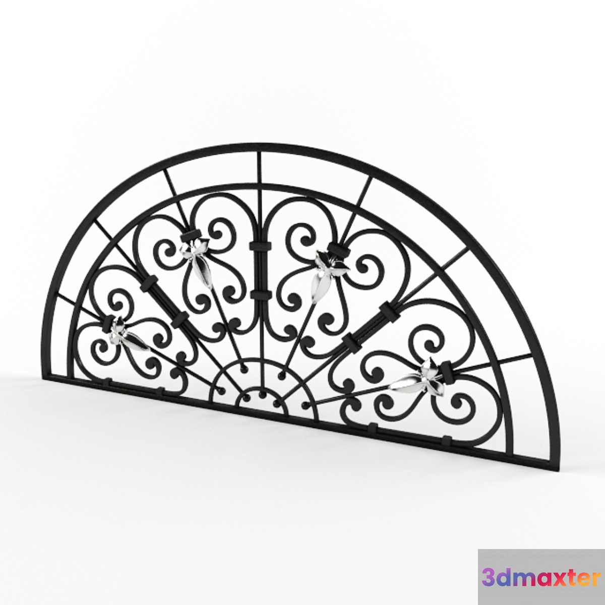 wrought iron window grille