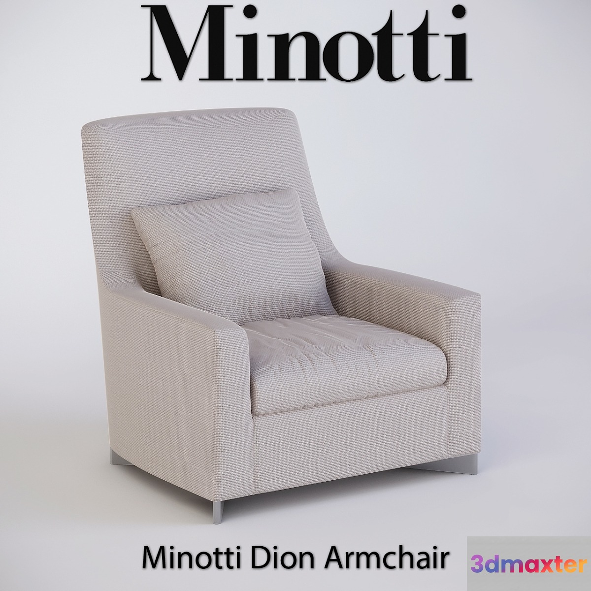 Minotti Dioan Armchair 3D Max