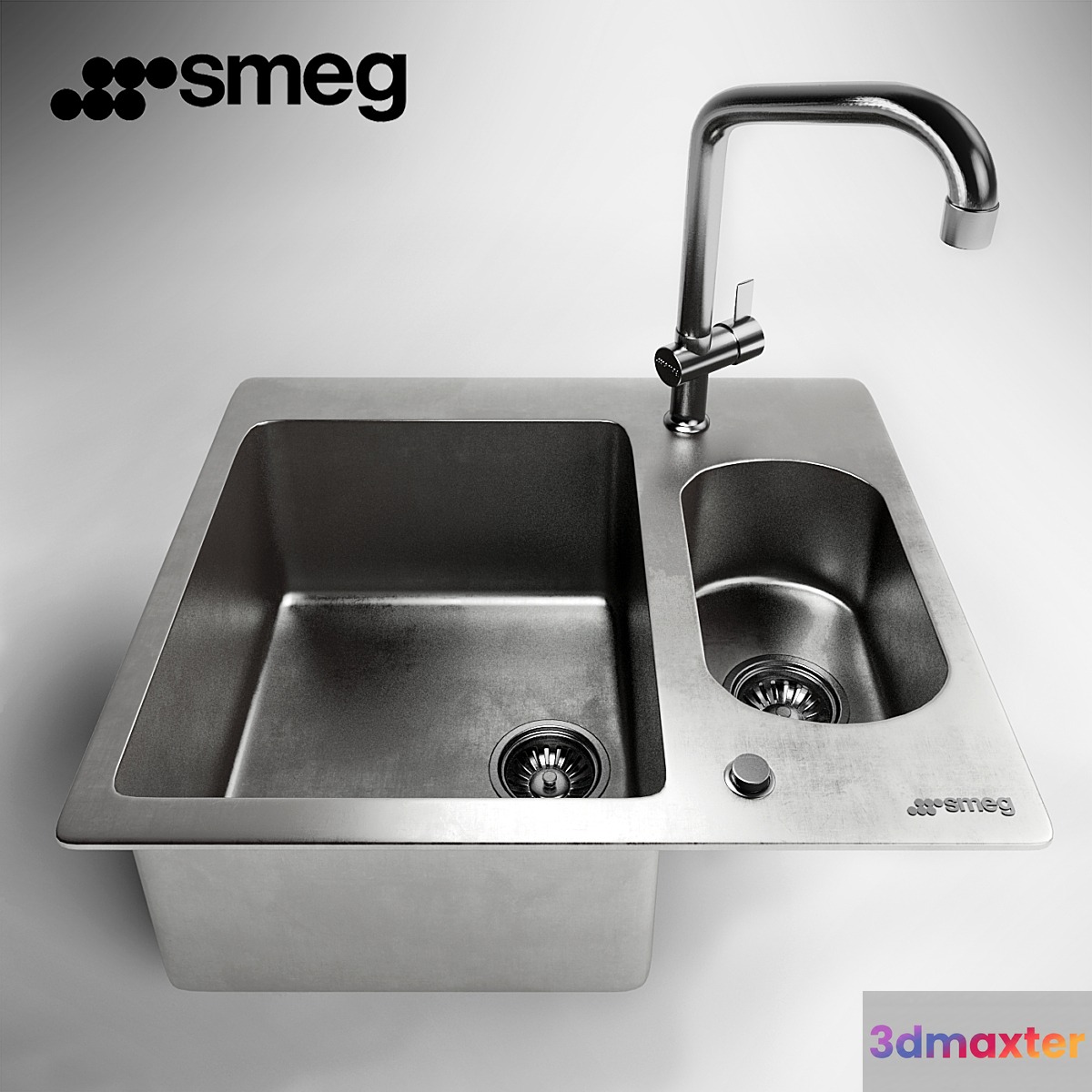 Sink Smeg SRO3416 3D Max