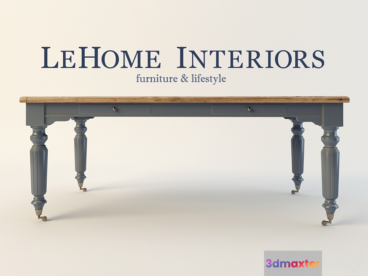 LeHome Keywest Dining Table 3D Max