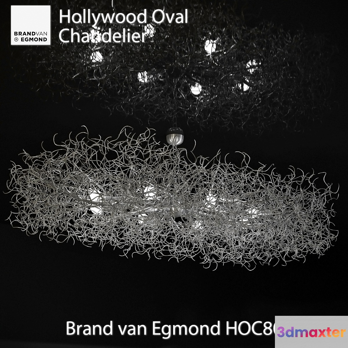 Brand van Egmond HOC80 (Hollywood Oval Chandelier) 3D Max