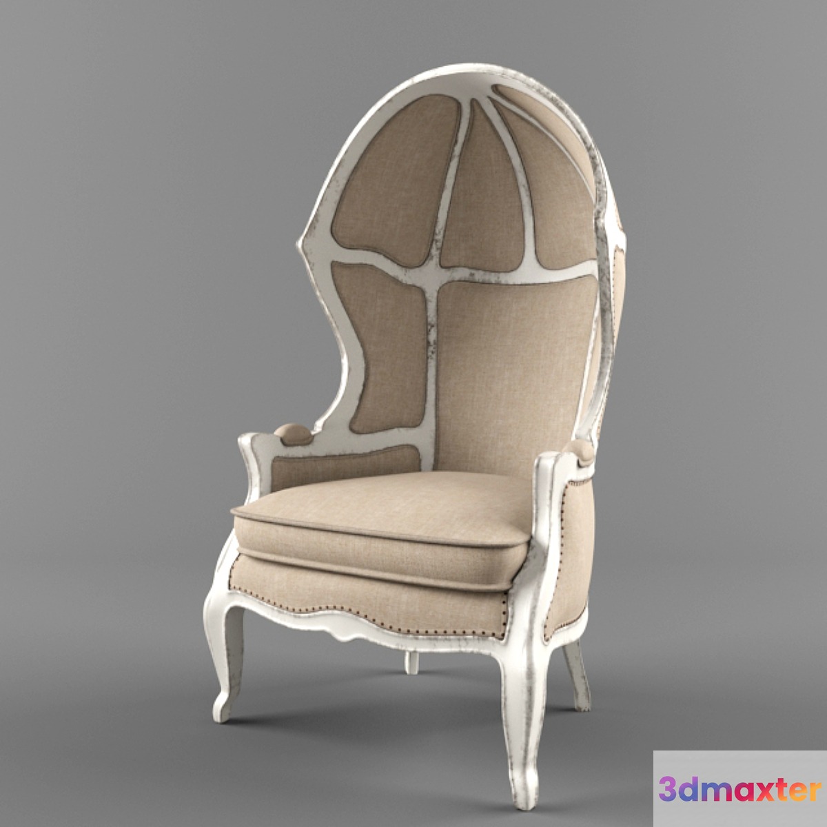 Versailles Armchair from Restoration Hardware 3D Max
