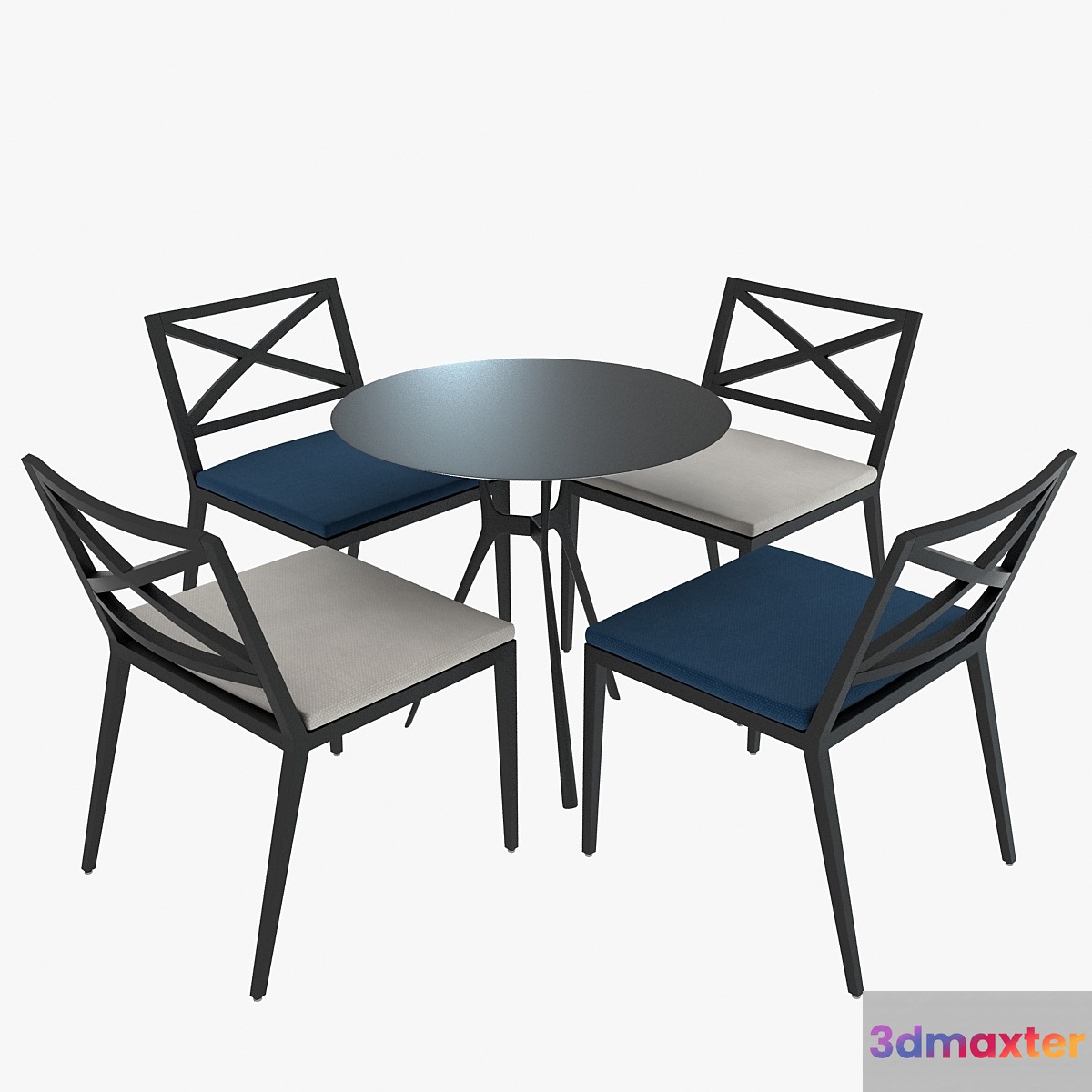 Table and chairs Janus
