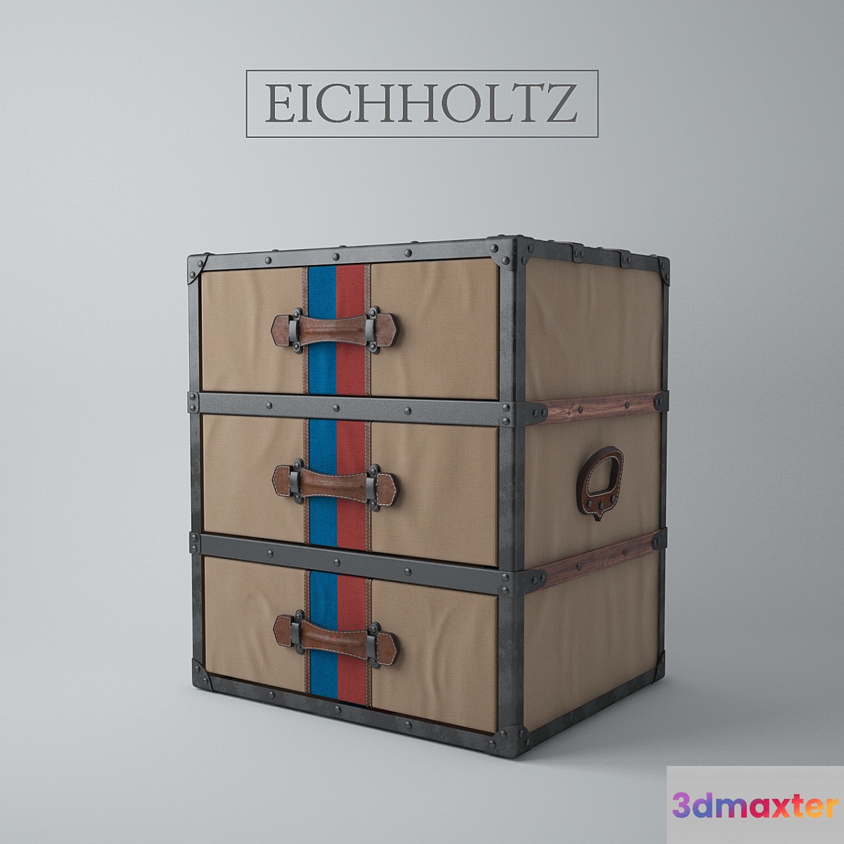 Eichholtz Table Side College 3 Drawer