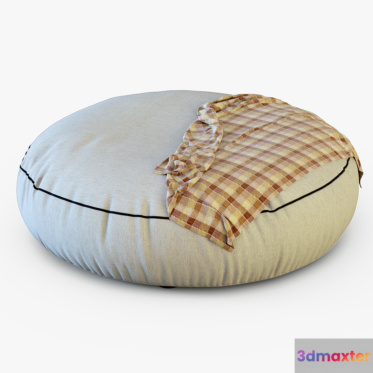 Pouf Elise 3D Max