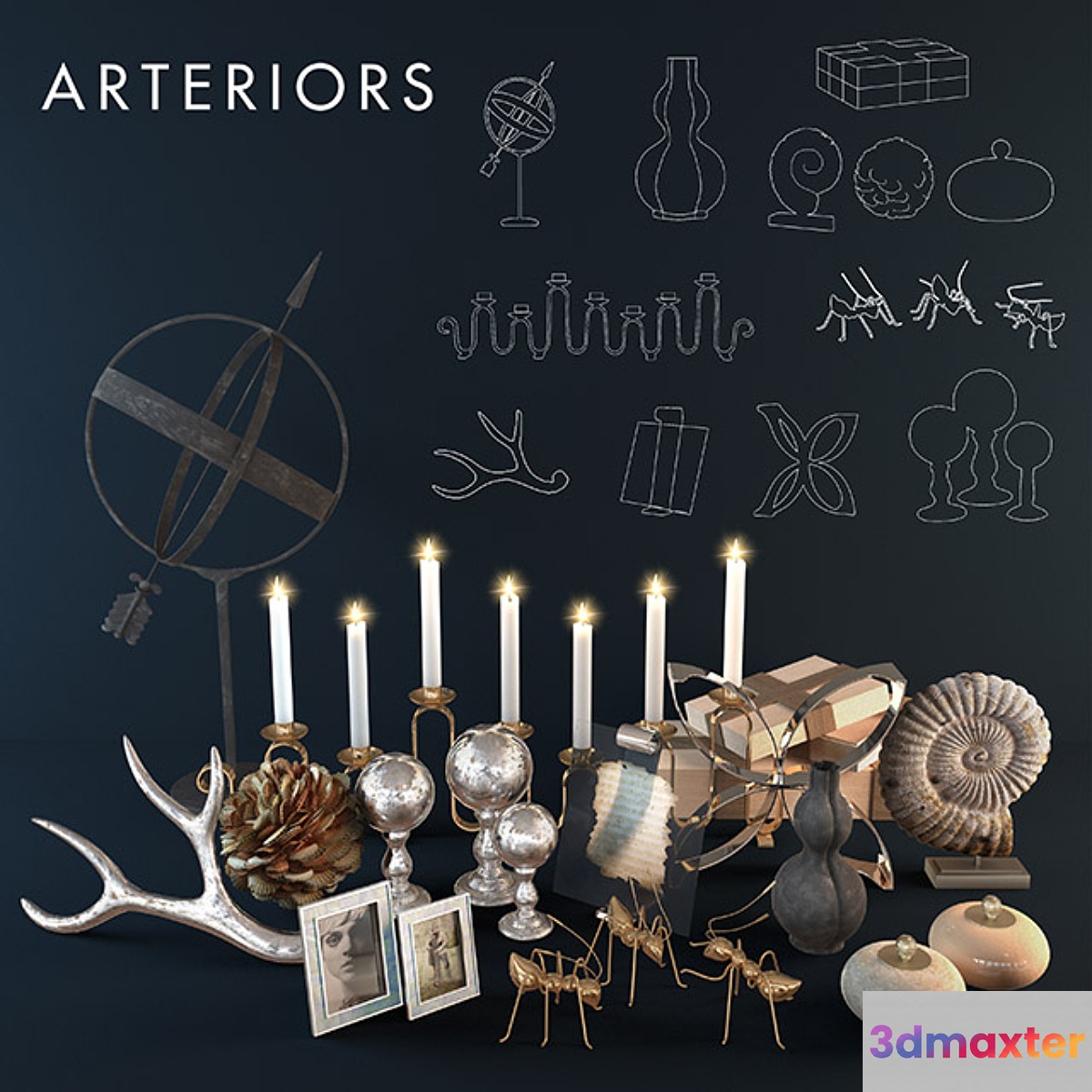 Arteriors decoration set - No.2