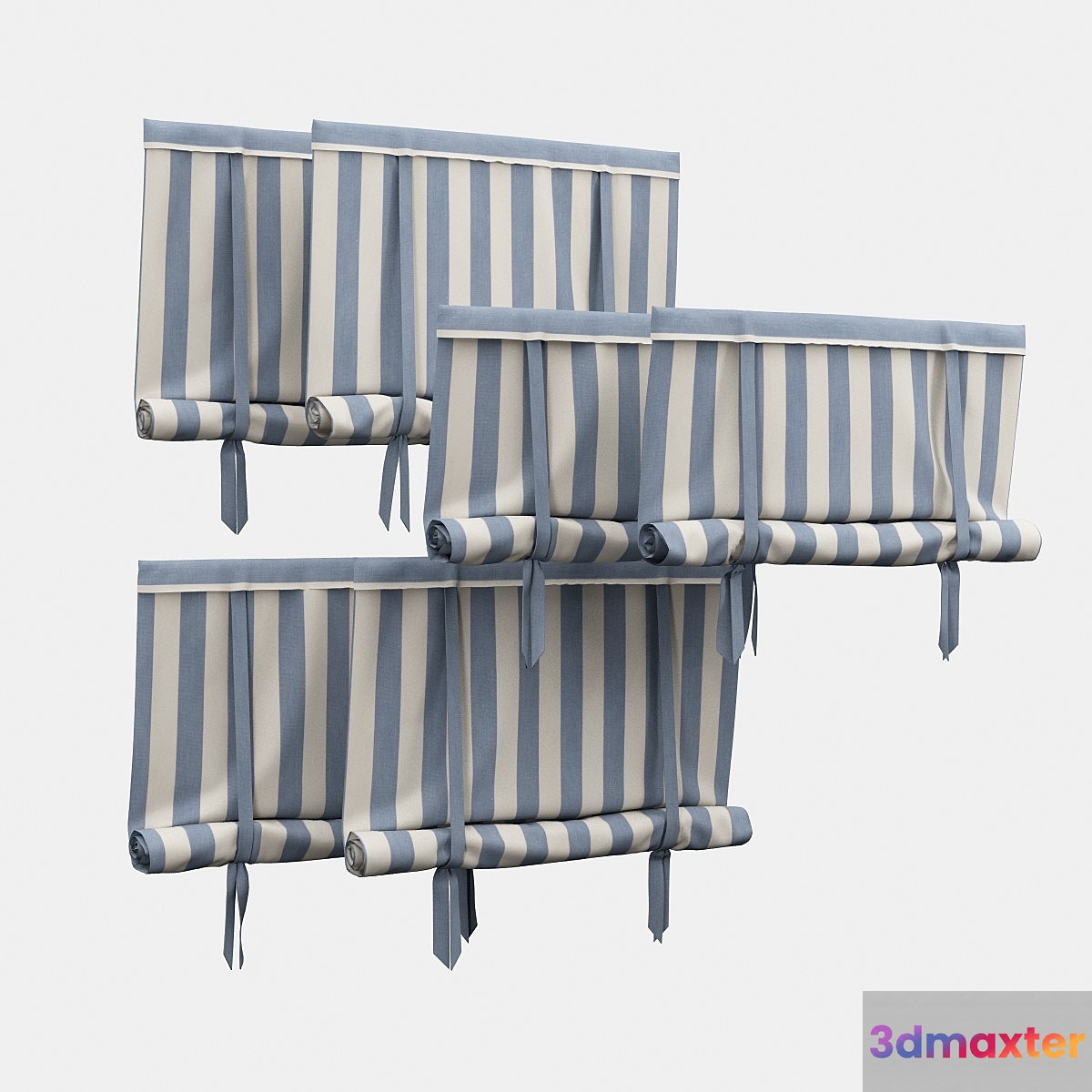 Roman blind with garters - No.3