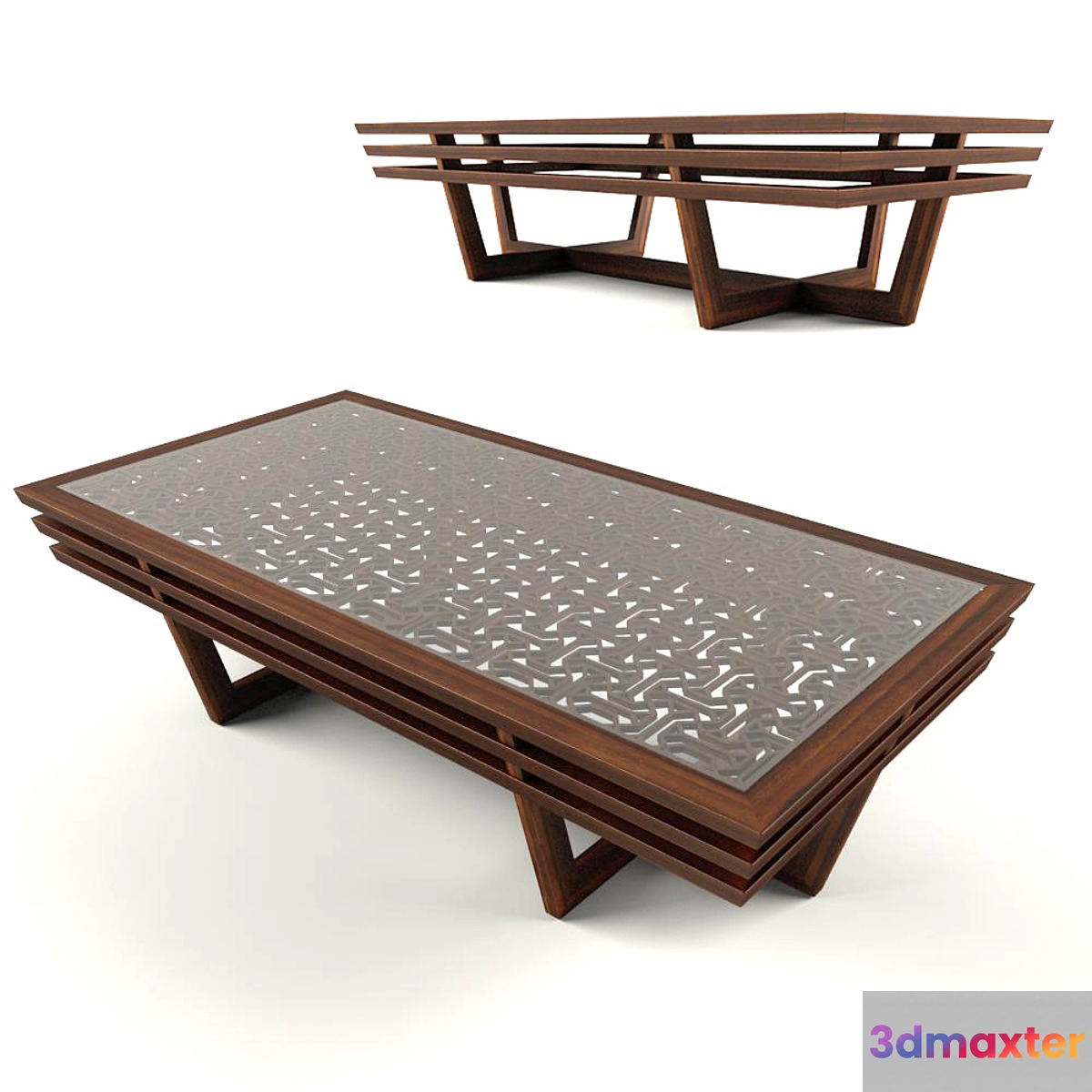 Ottoman jurnalniy stol 3D Max