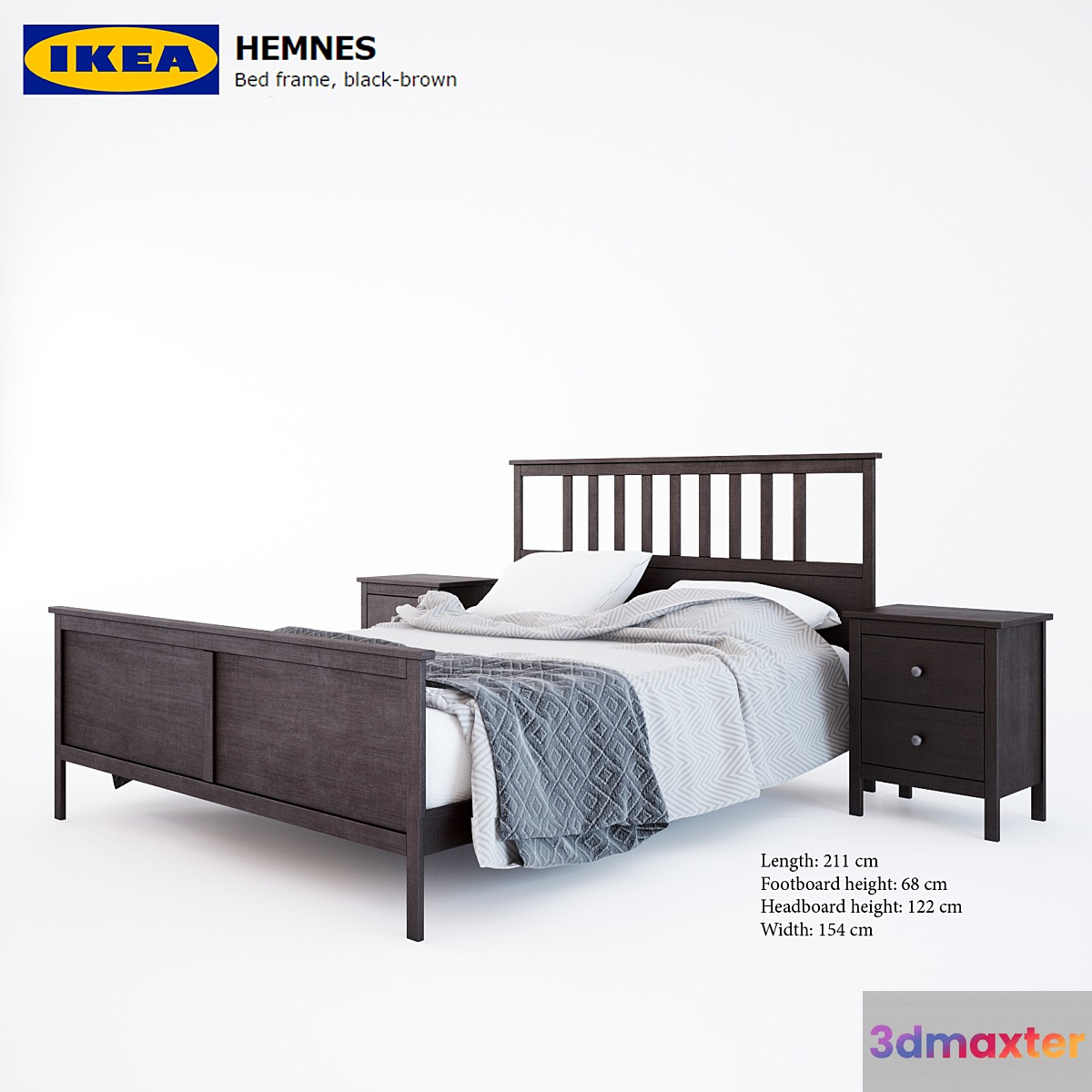IKEA HEMNES 3D Max