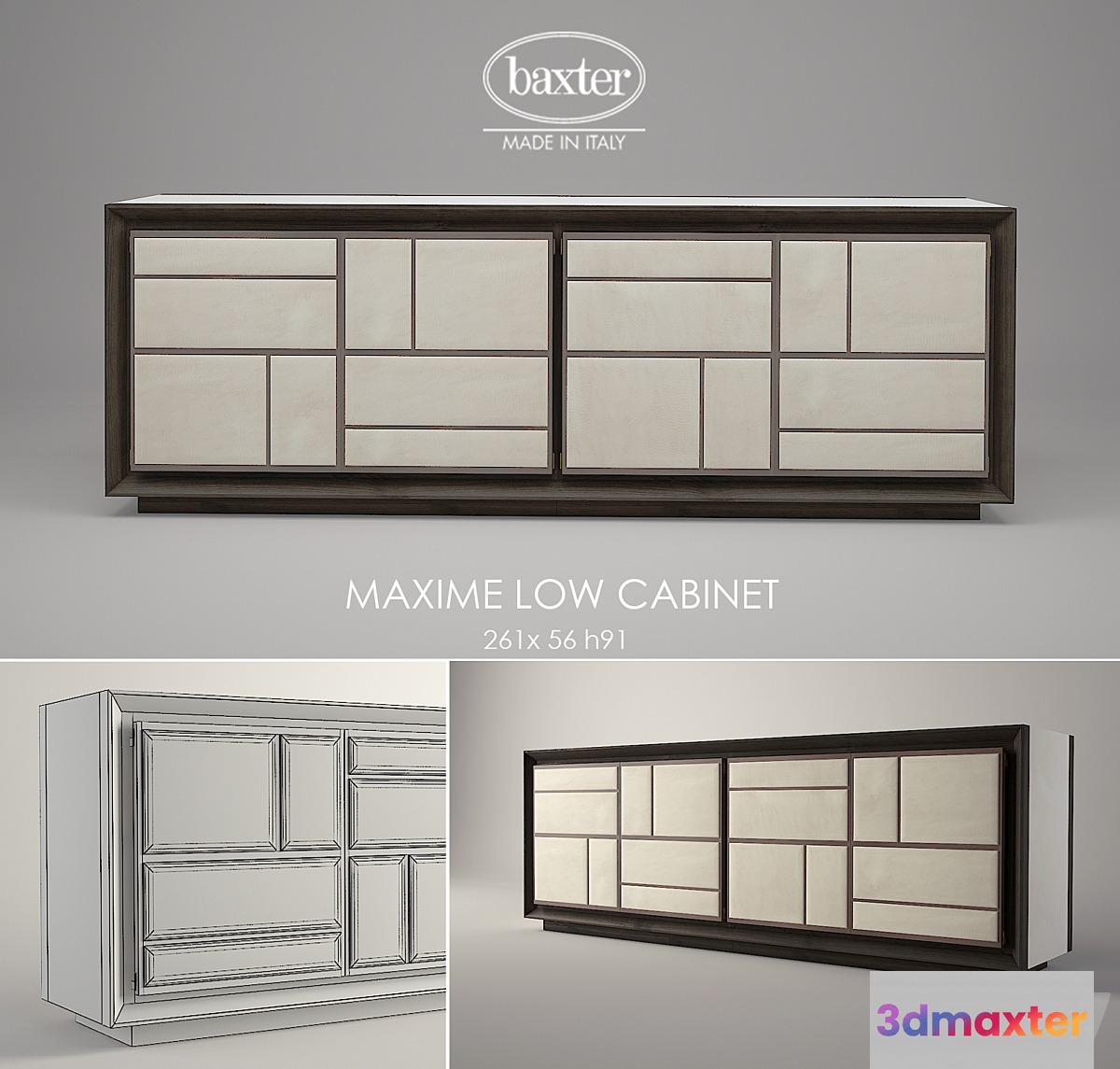 Baxter Maxime Low Cabinet - No.3