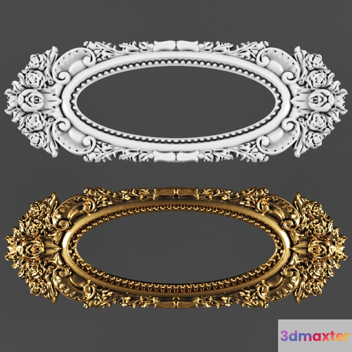 Moldings to the ceiling. 3D Max