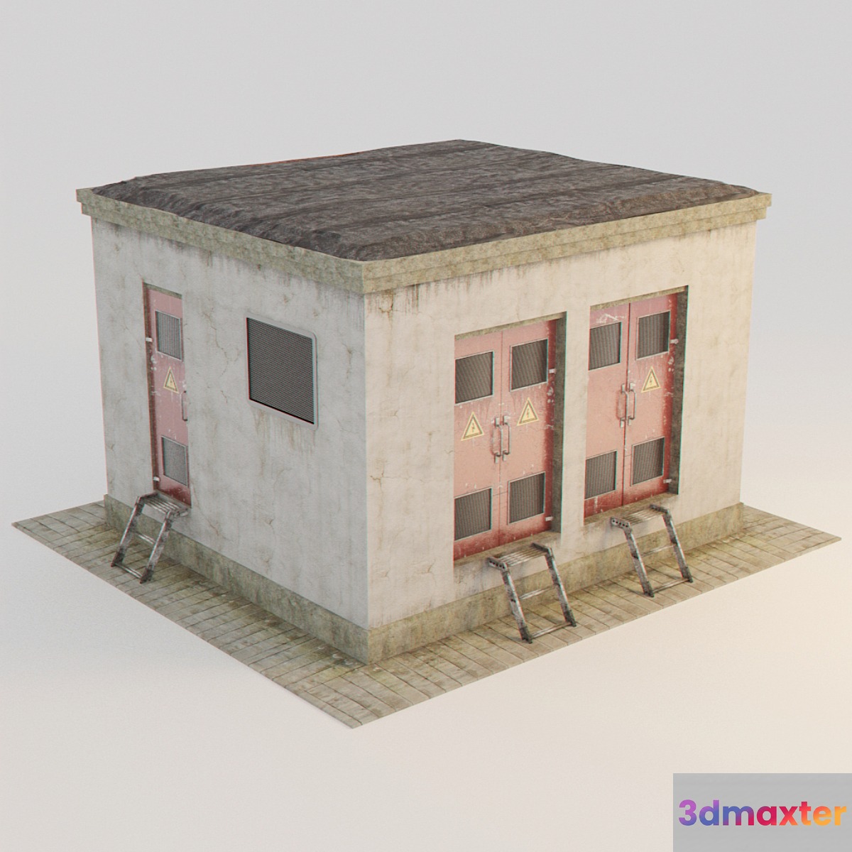 transformer substation 3D Max