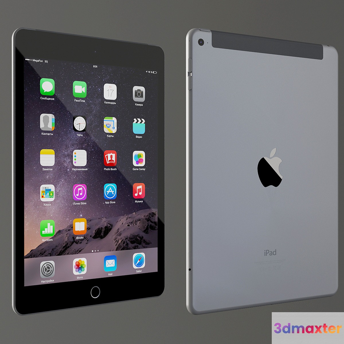 IPad Air 2 3D Max