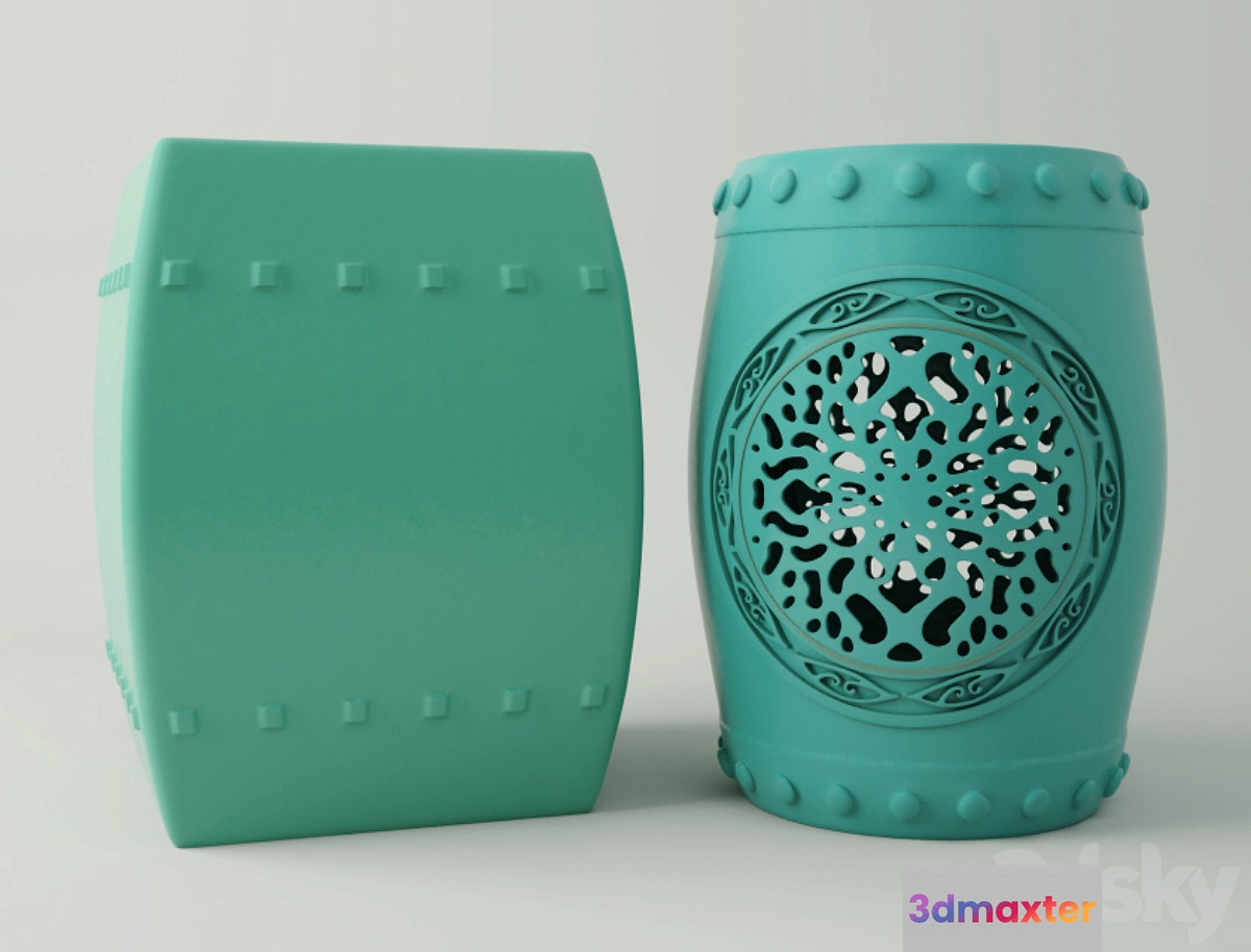 Garden Stools 3D Max