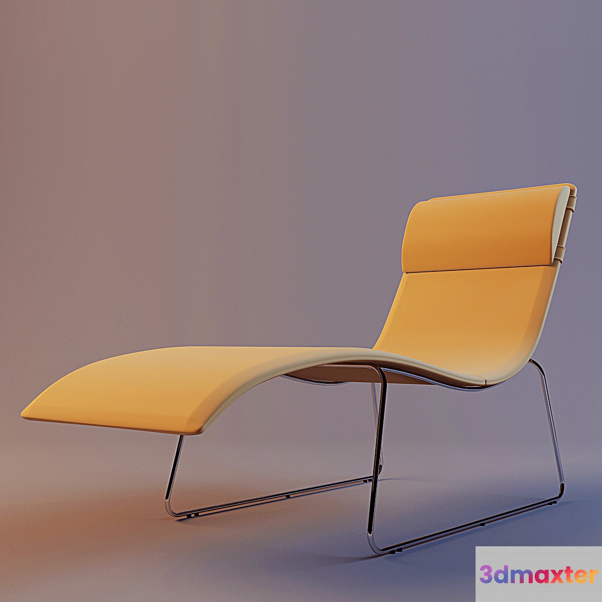 Chaise lounge-chair Midj Relax 3D Max