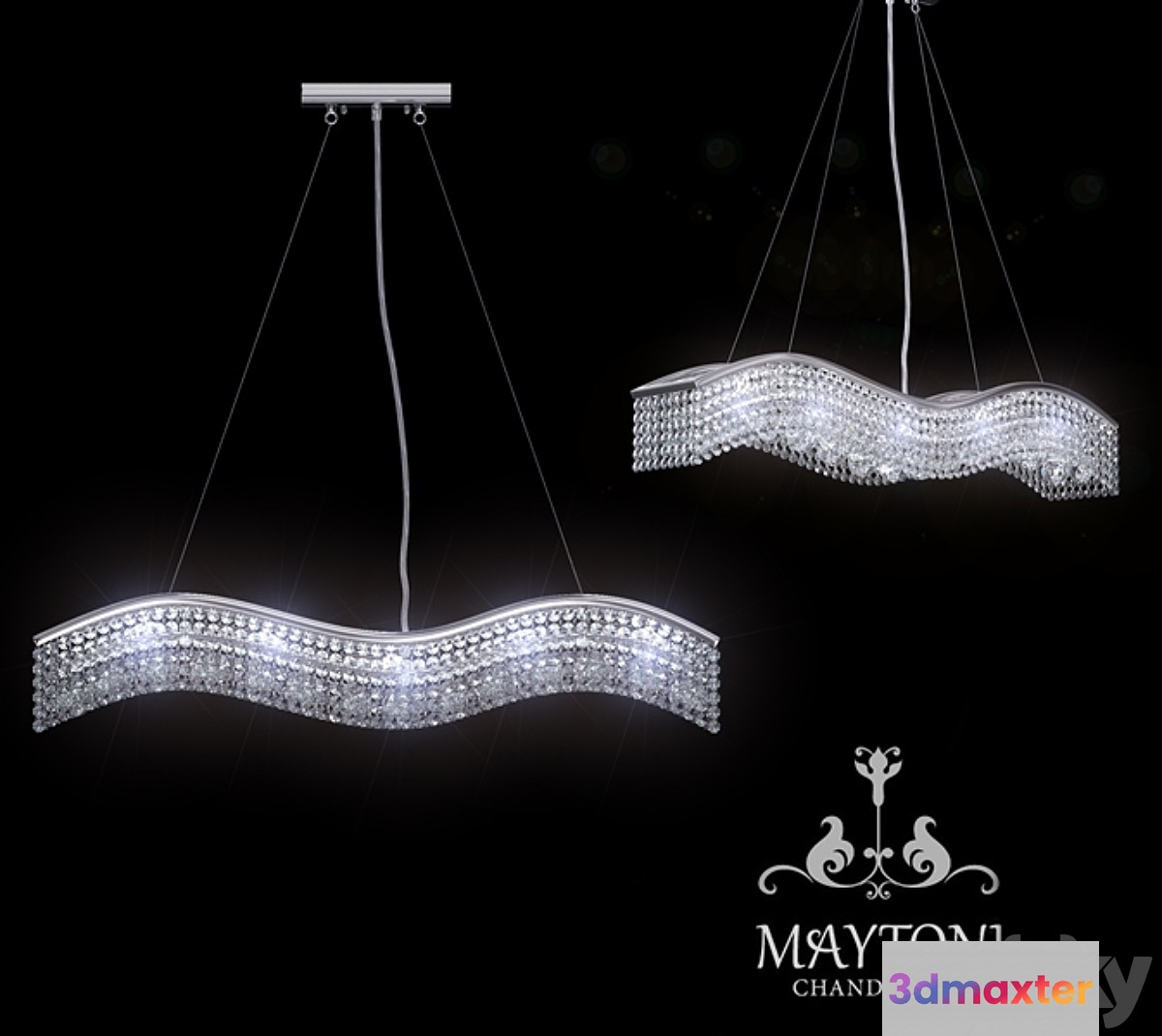 Chandelier Maytoni D957-AB-N 3D Max