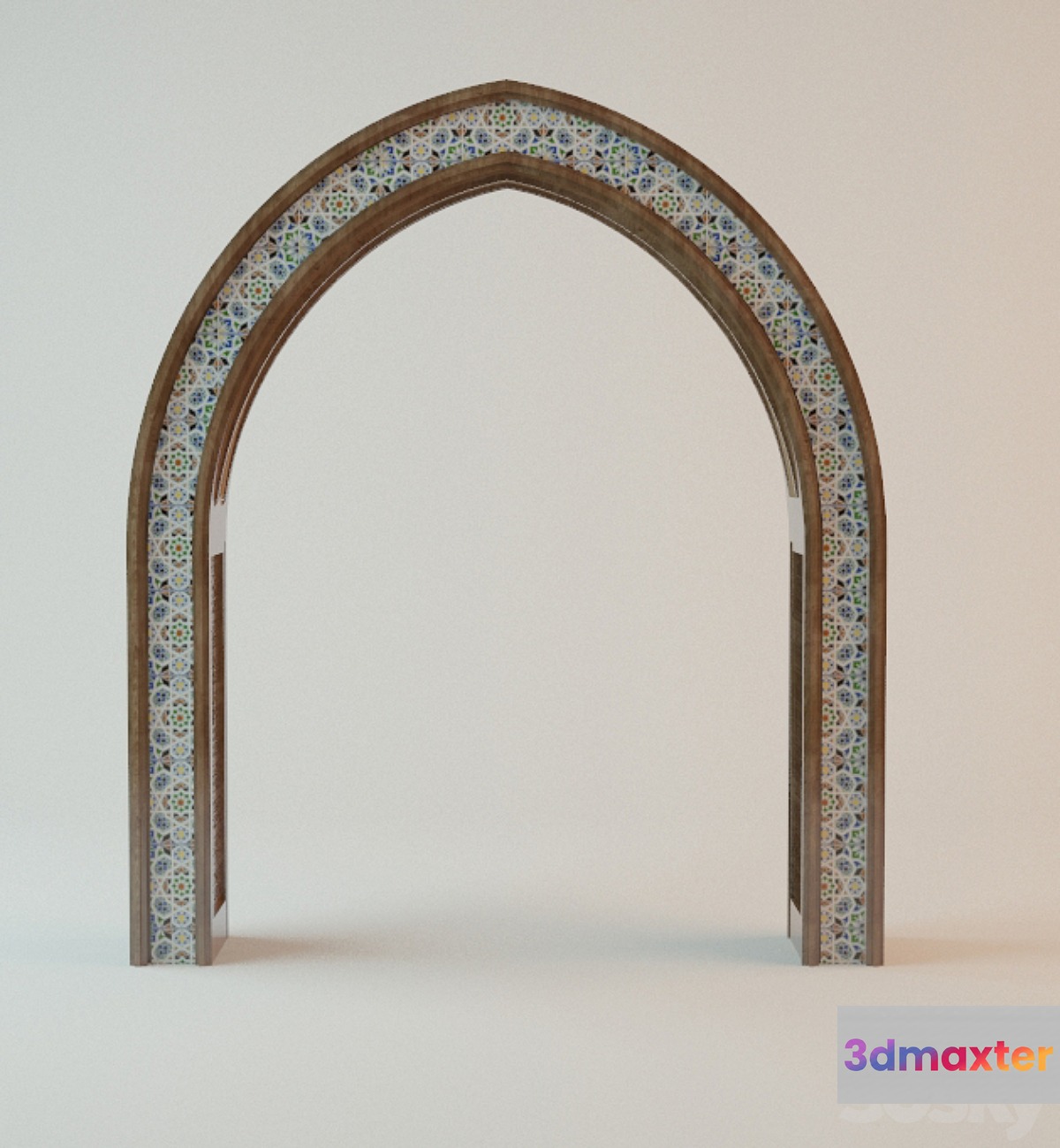 Arc marocain 3D Max