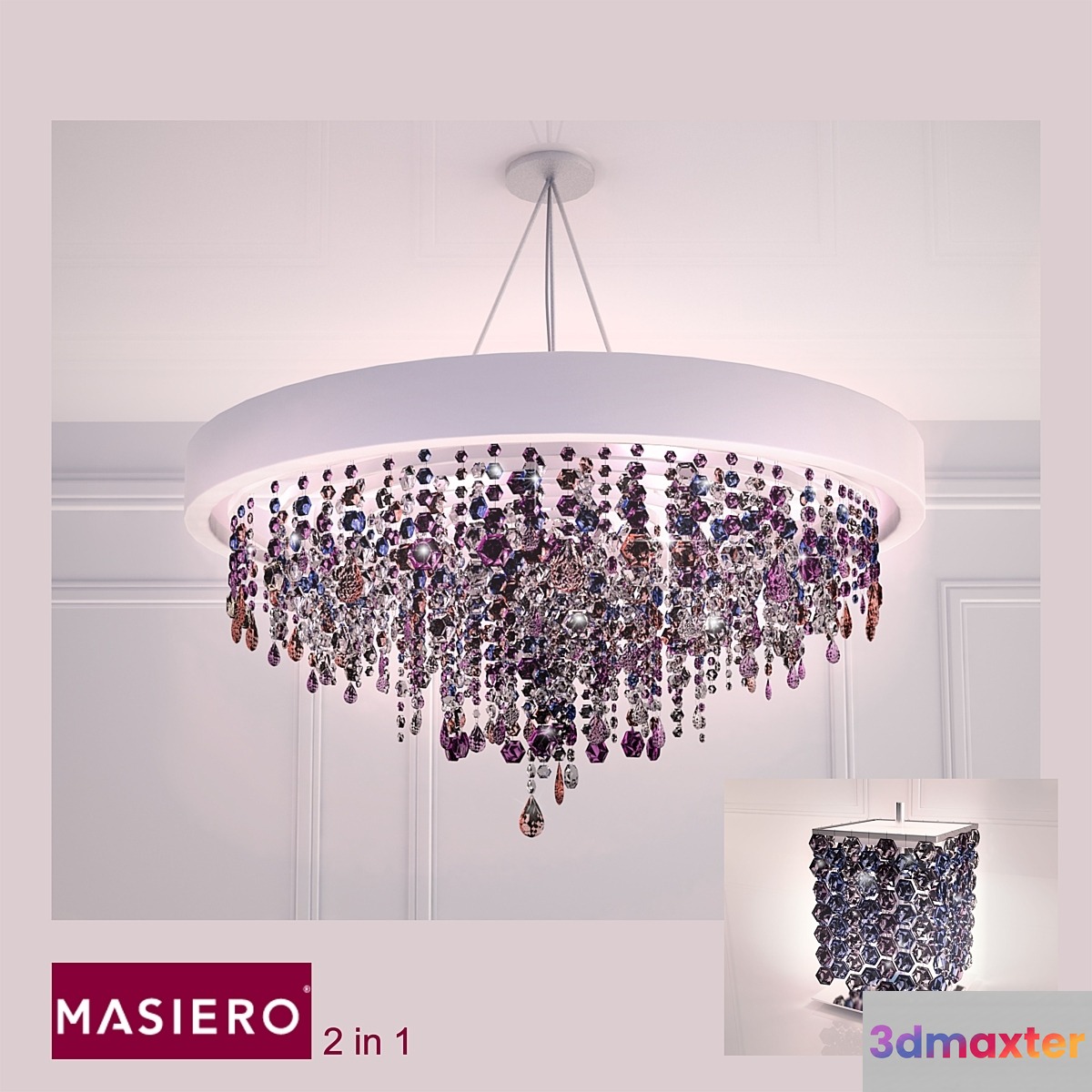 Crystal chandelier Masiero