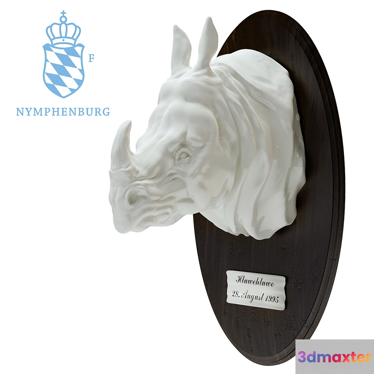 Nymphenburg. Rhino head.