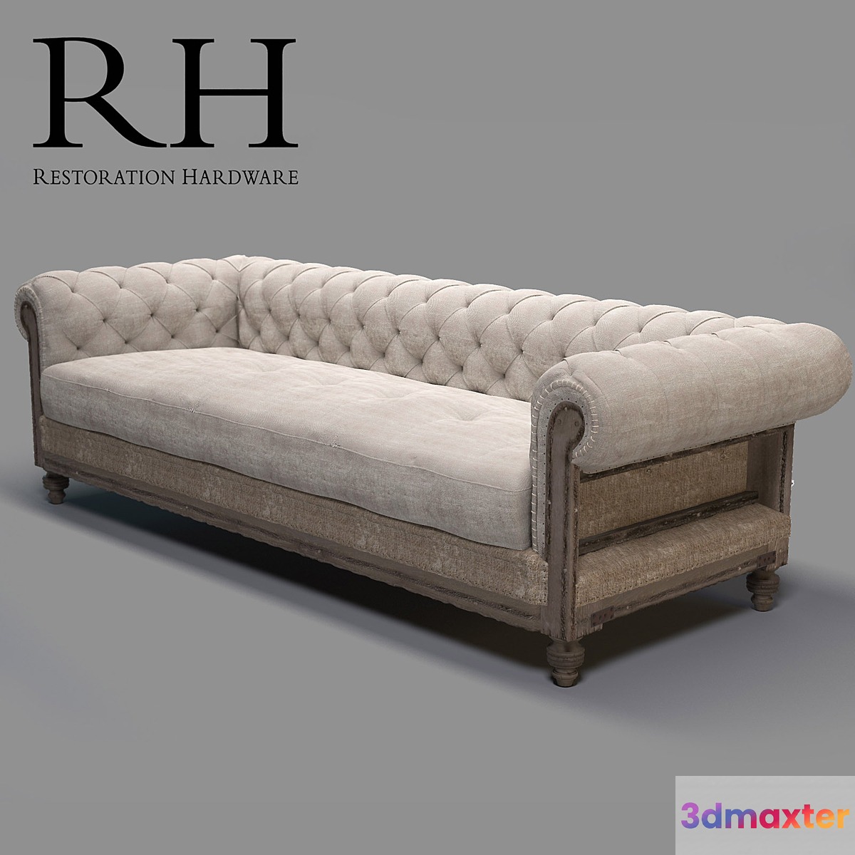 RH-Deconstructed Chesterfield Upholstered Sofas
