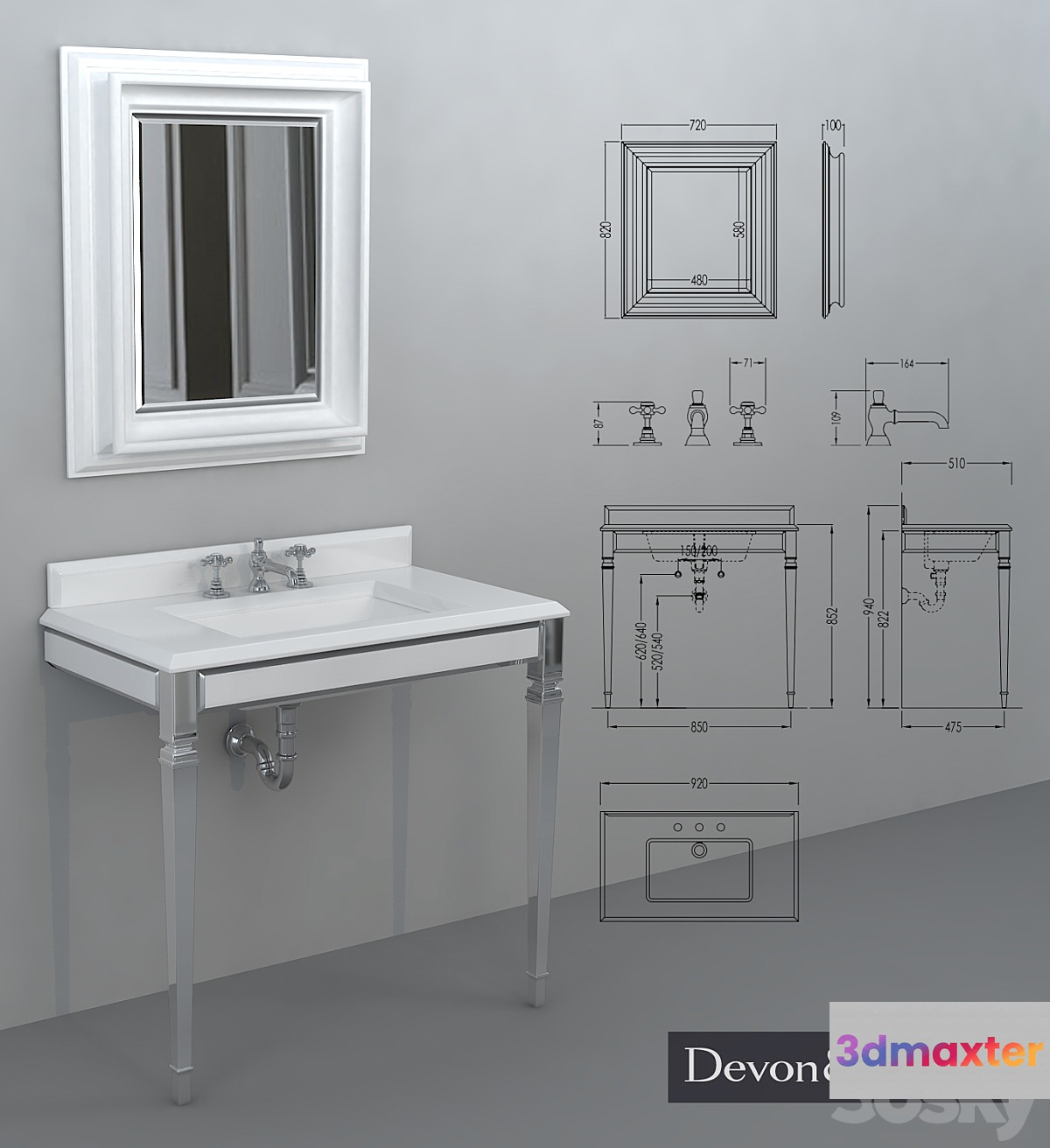 Furniture Devon&Devon 3D Max