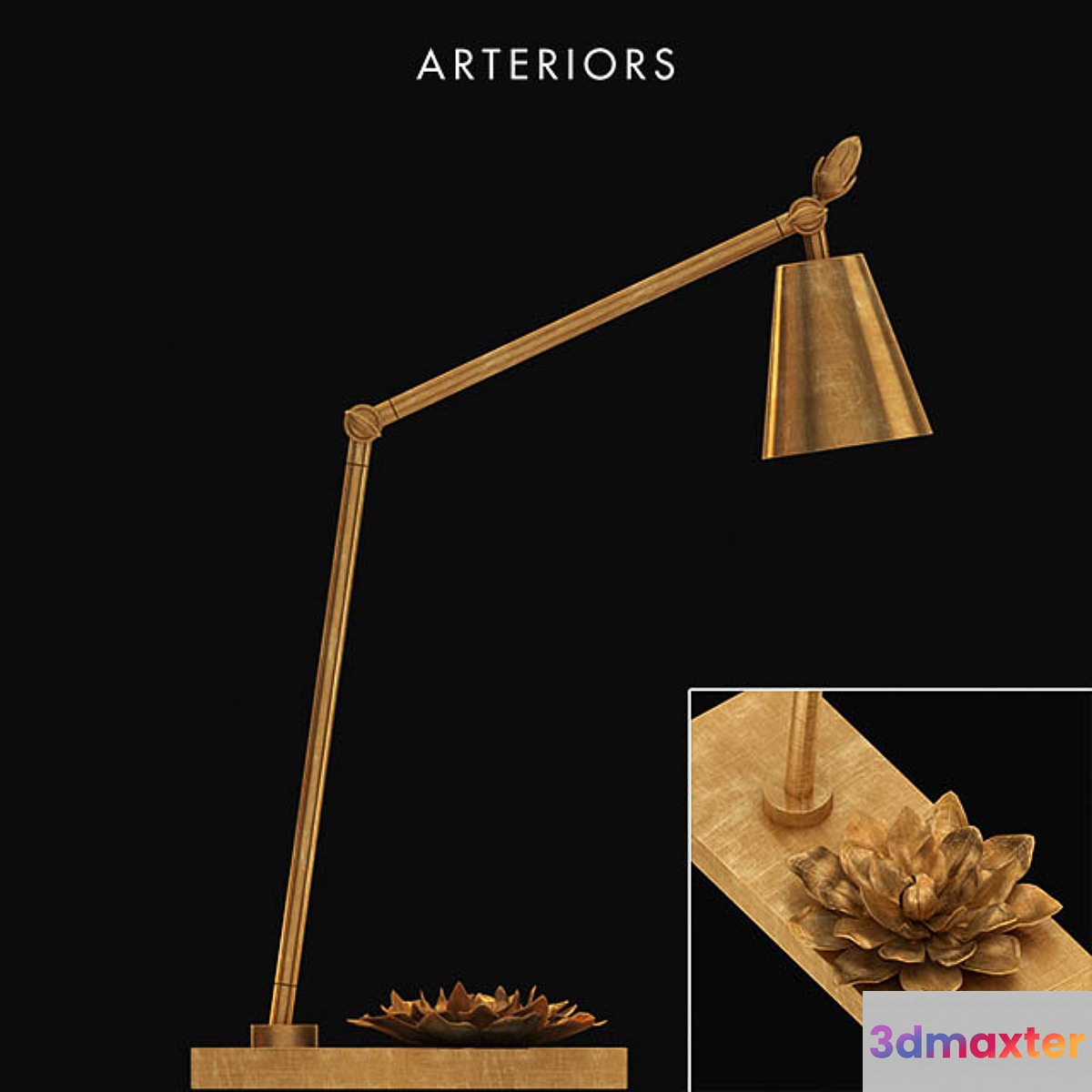 Arteriors Corsage lamp 3D Max