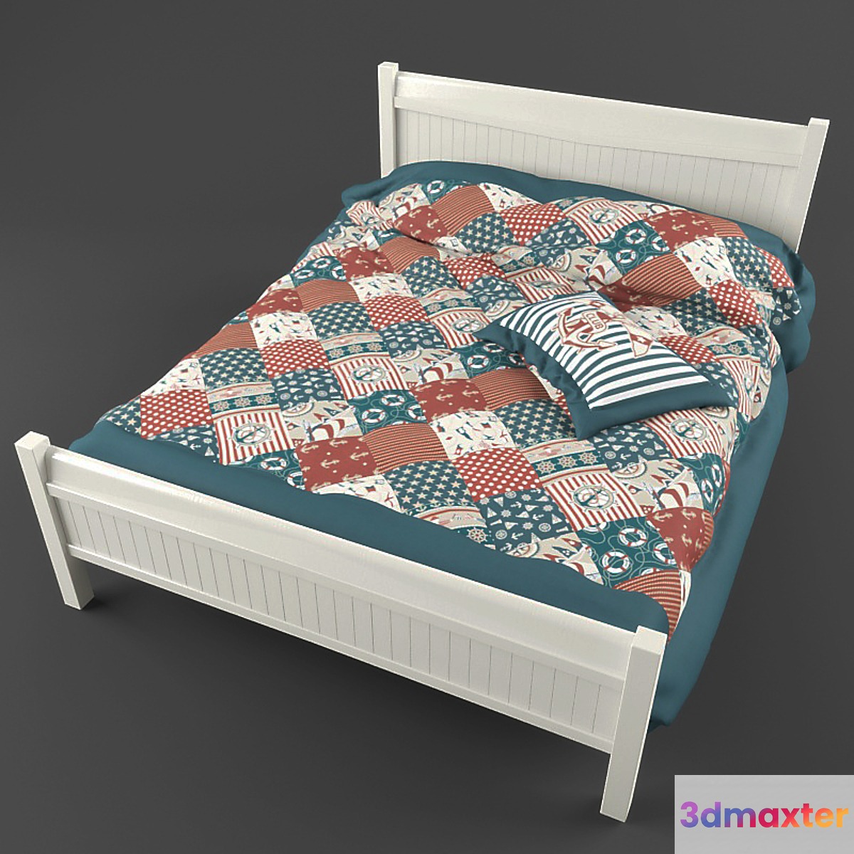 Bed with coverlet - peychvork