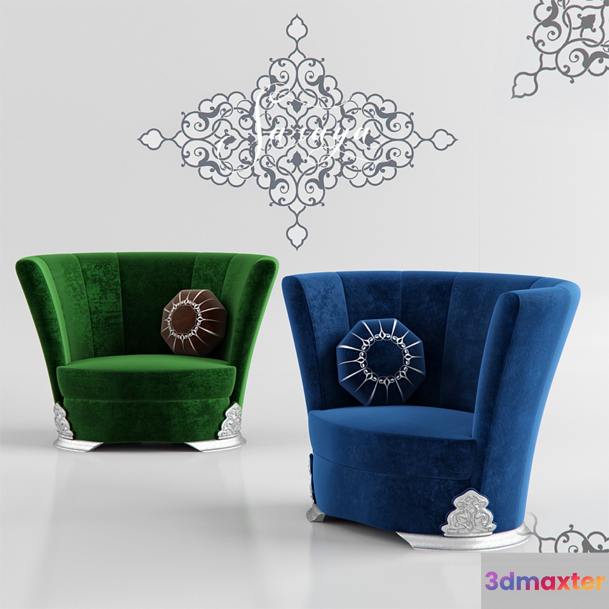 armchair_Saraya - No.2 3D Max