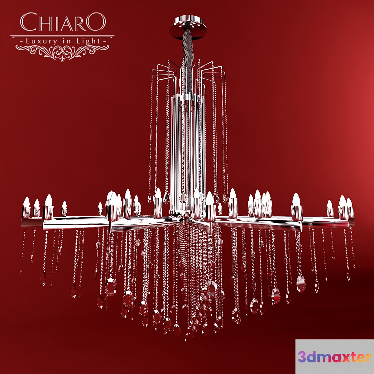 Chandelier Chiaro Ramona 1 3D Max