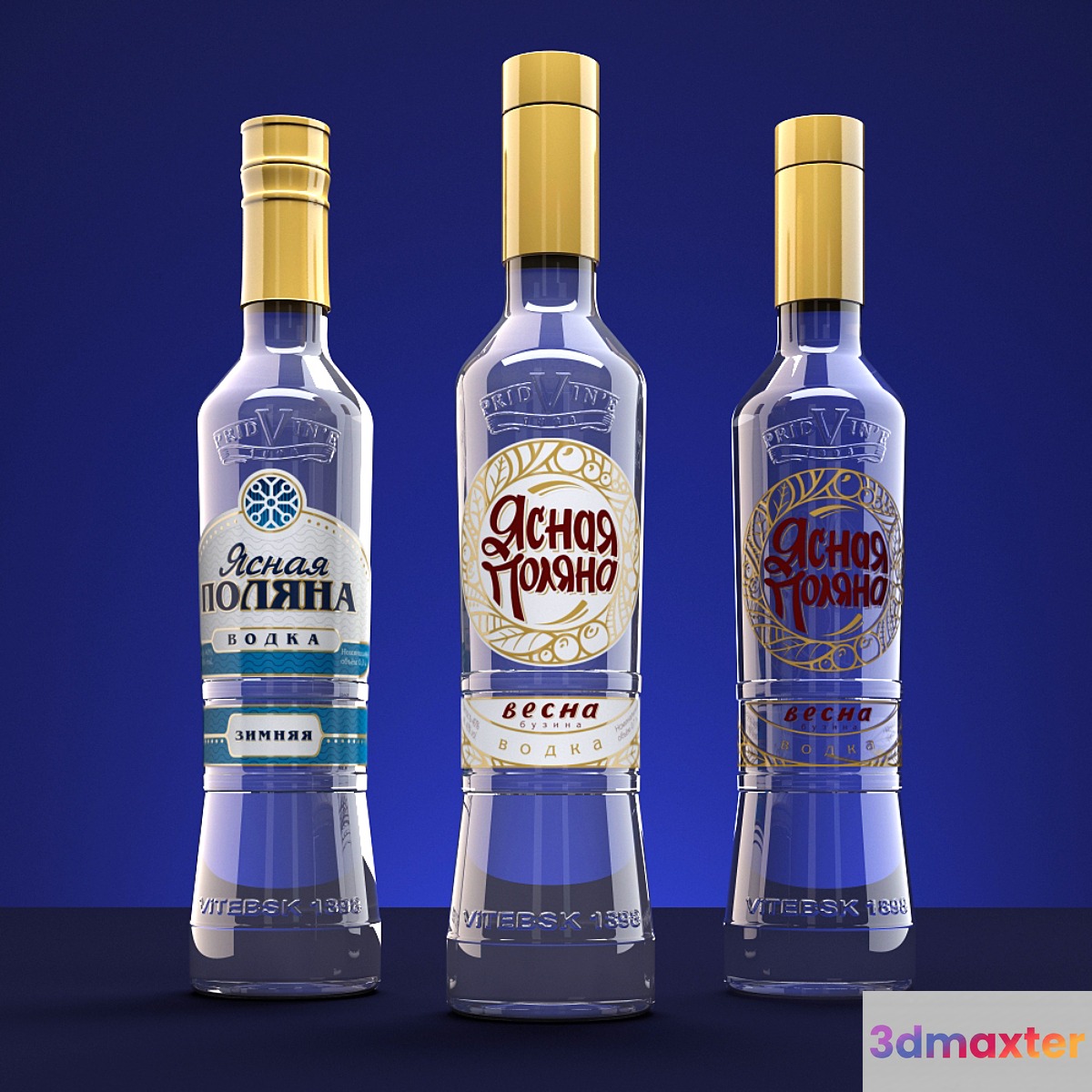 Vodka 3D Max