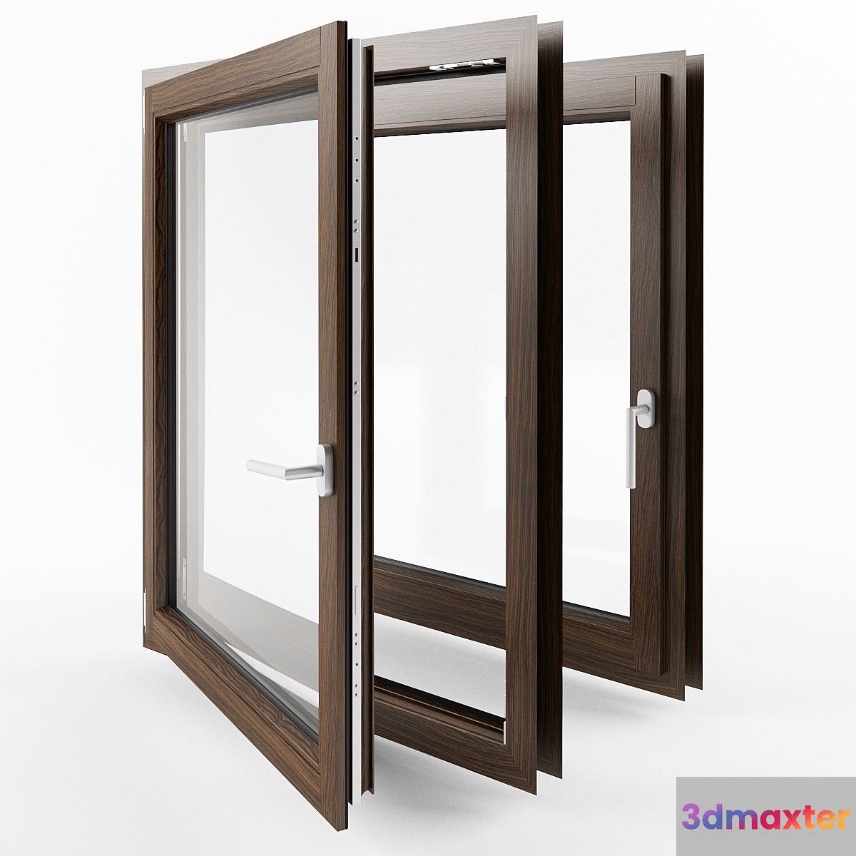 Windows detailed with tripple glazing
