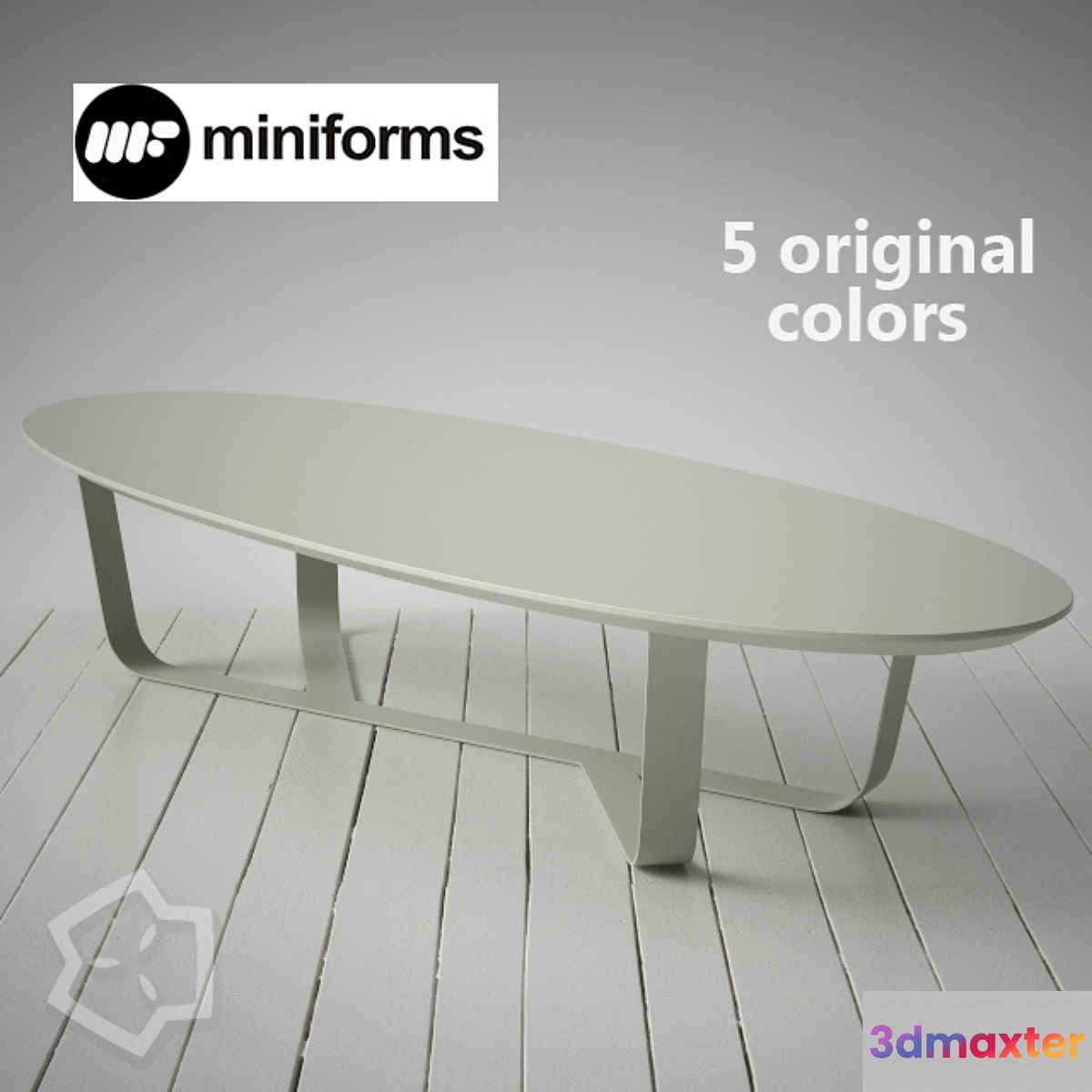 Bino 170x64 by Miniforms 3D Max