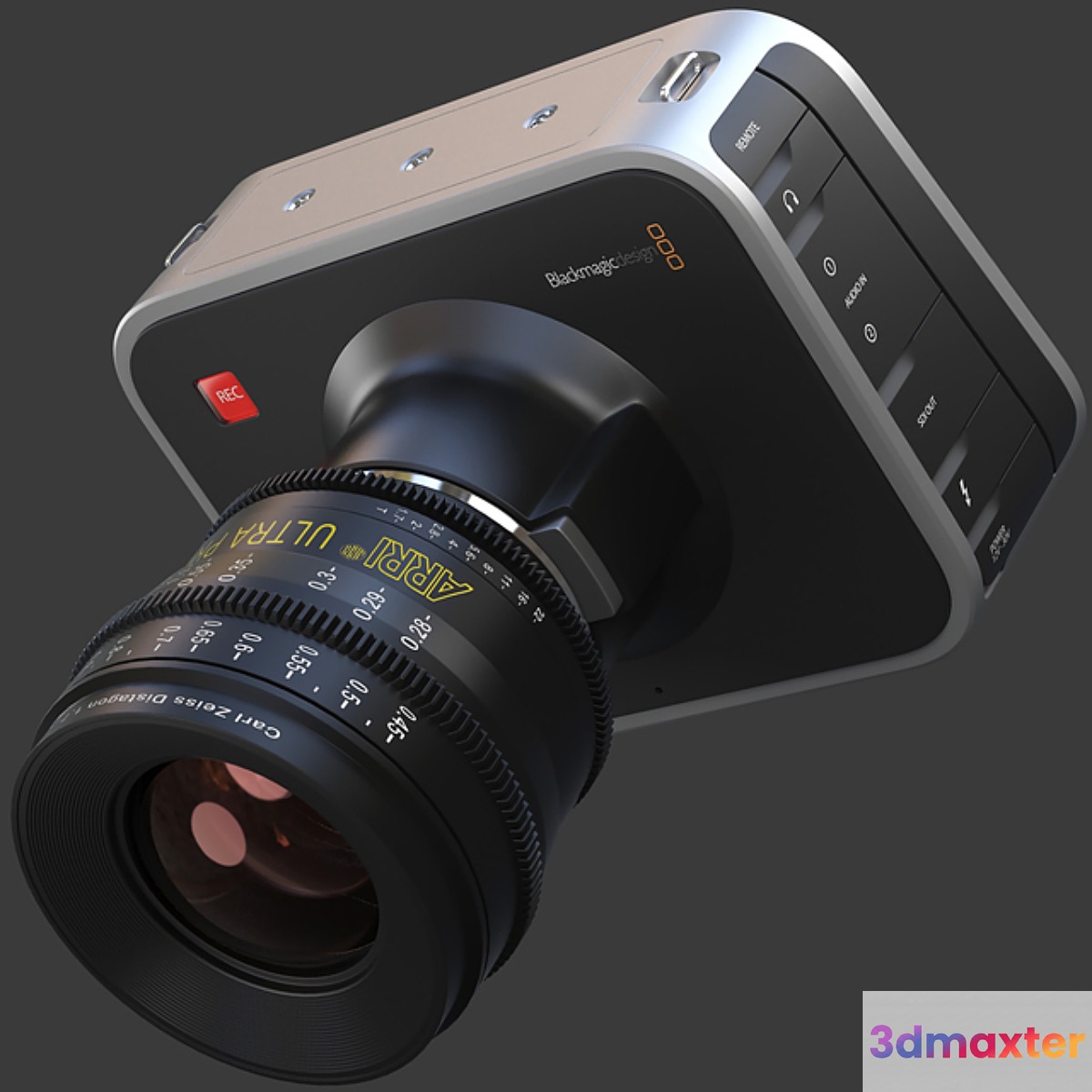 BlackMagic Cinema Camera EF 3D Max