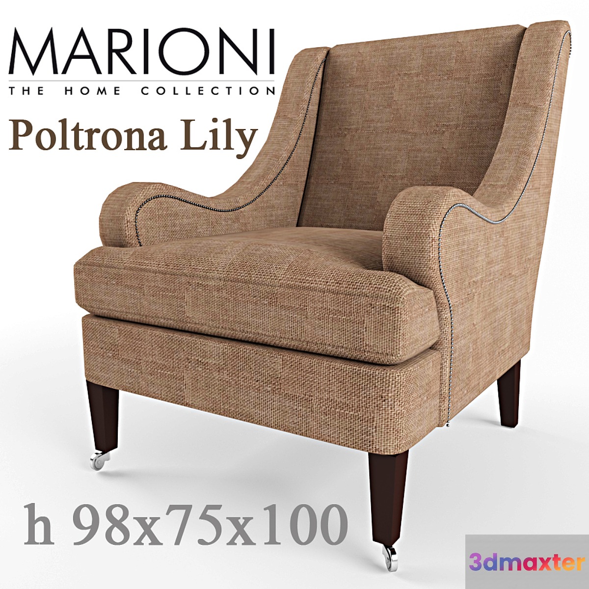 Armchair Marioni Poltrona Lily 3D Max