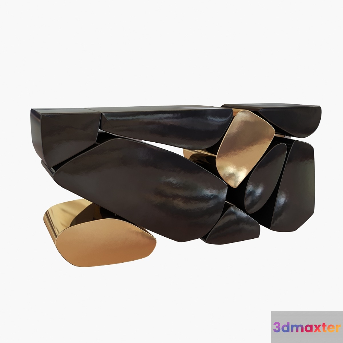 Hudson Furniture STONES CONSOLE 3D Max