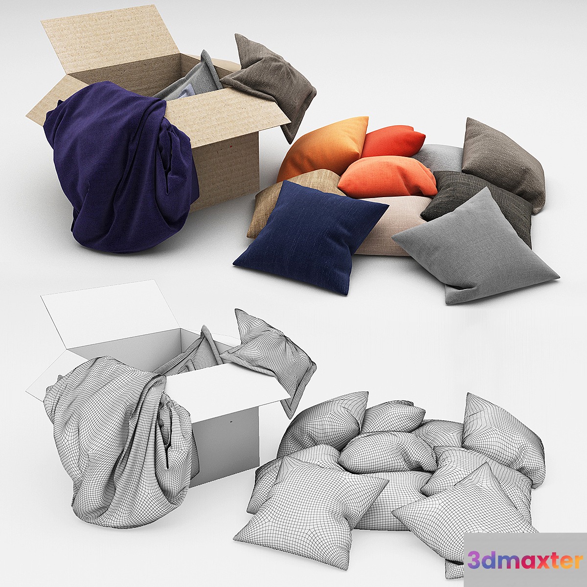 Pillows 44 3D Max