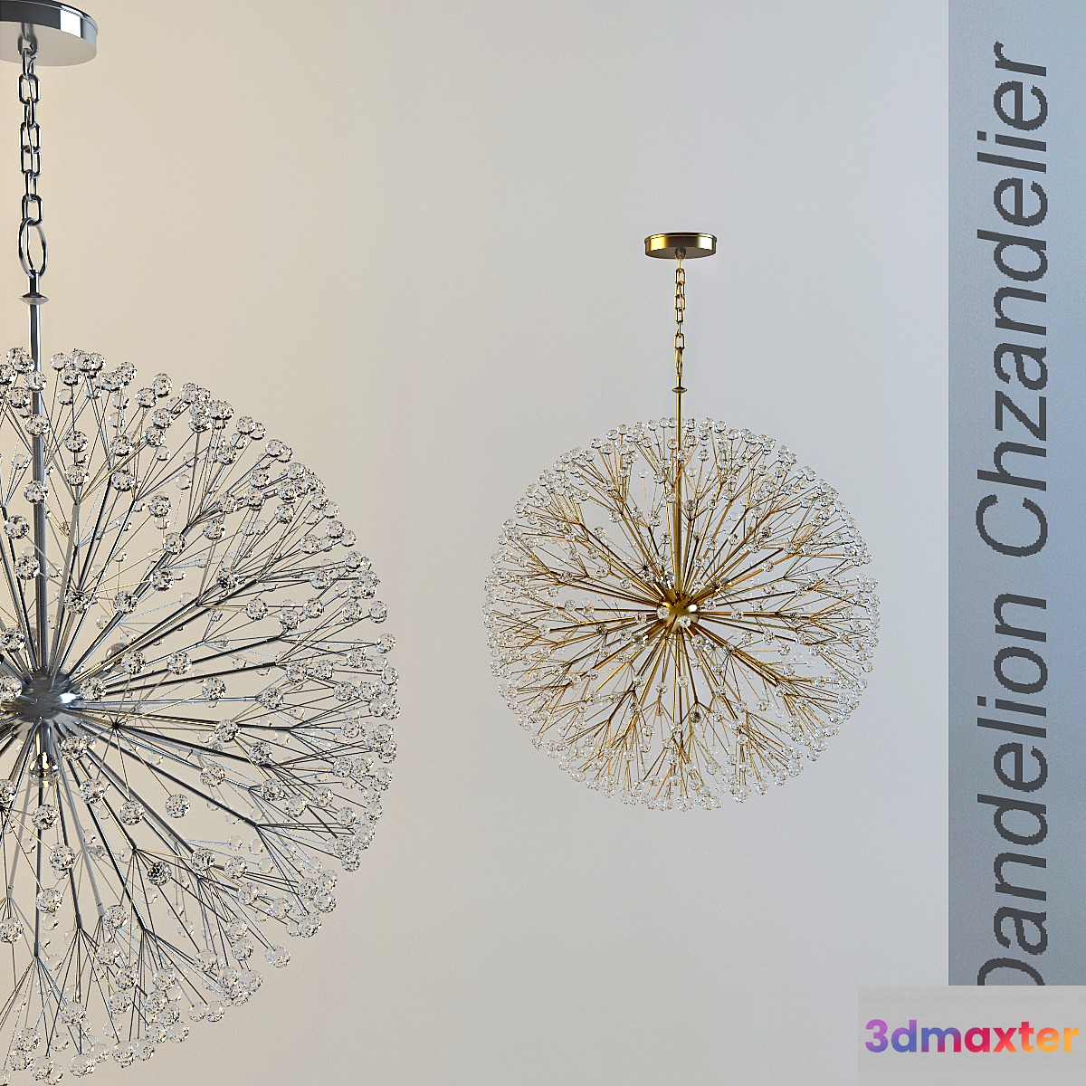 Dandelion Chzandelier 3D Max