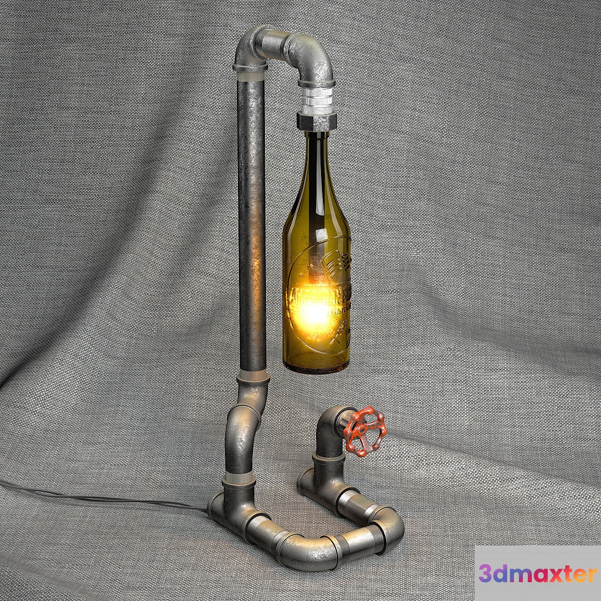Peared Creation. Bottle Lamp 01