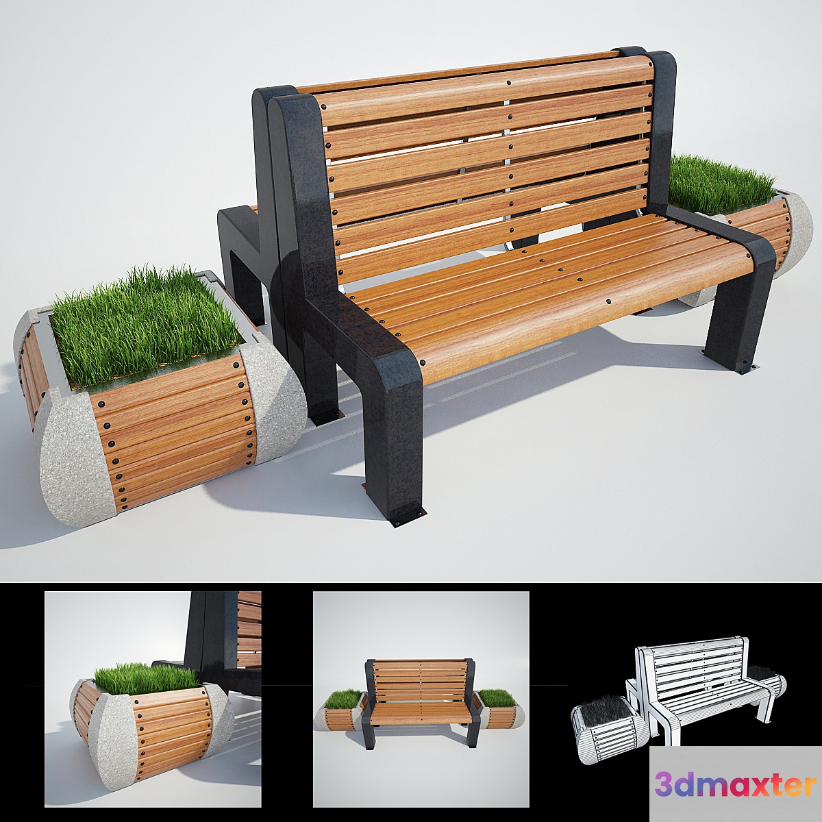 BENCH # 1 - No.2 3D Max