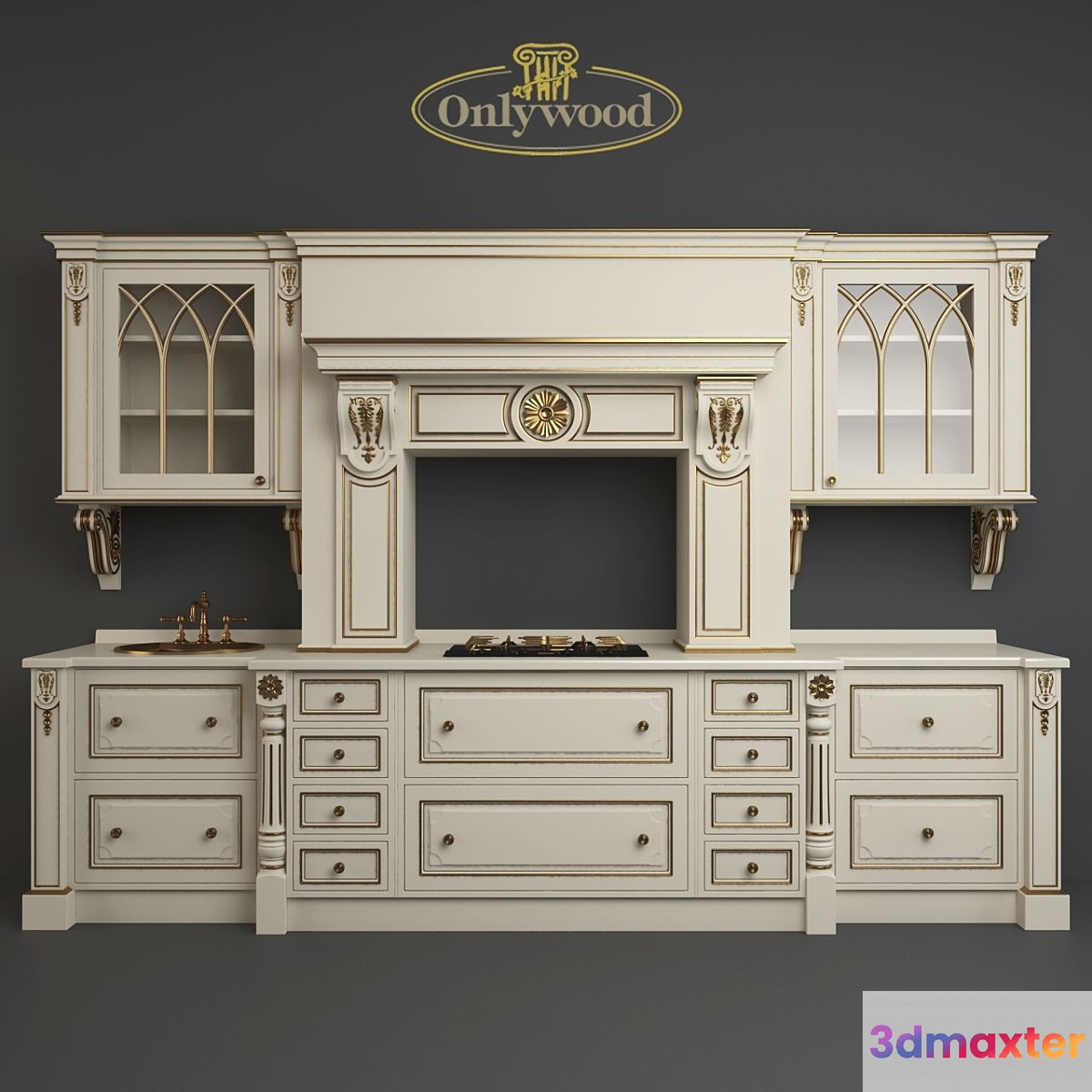 Kitchen ONLYWOOD BIATRICE 3D Max