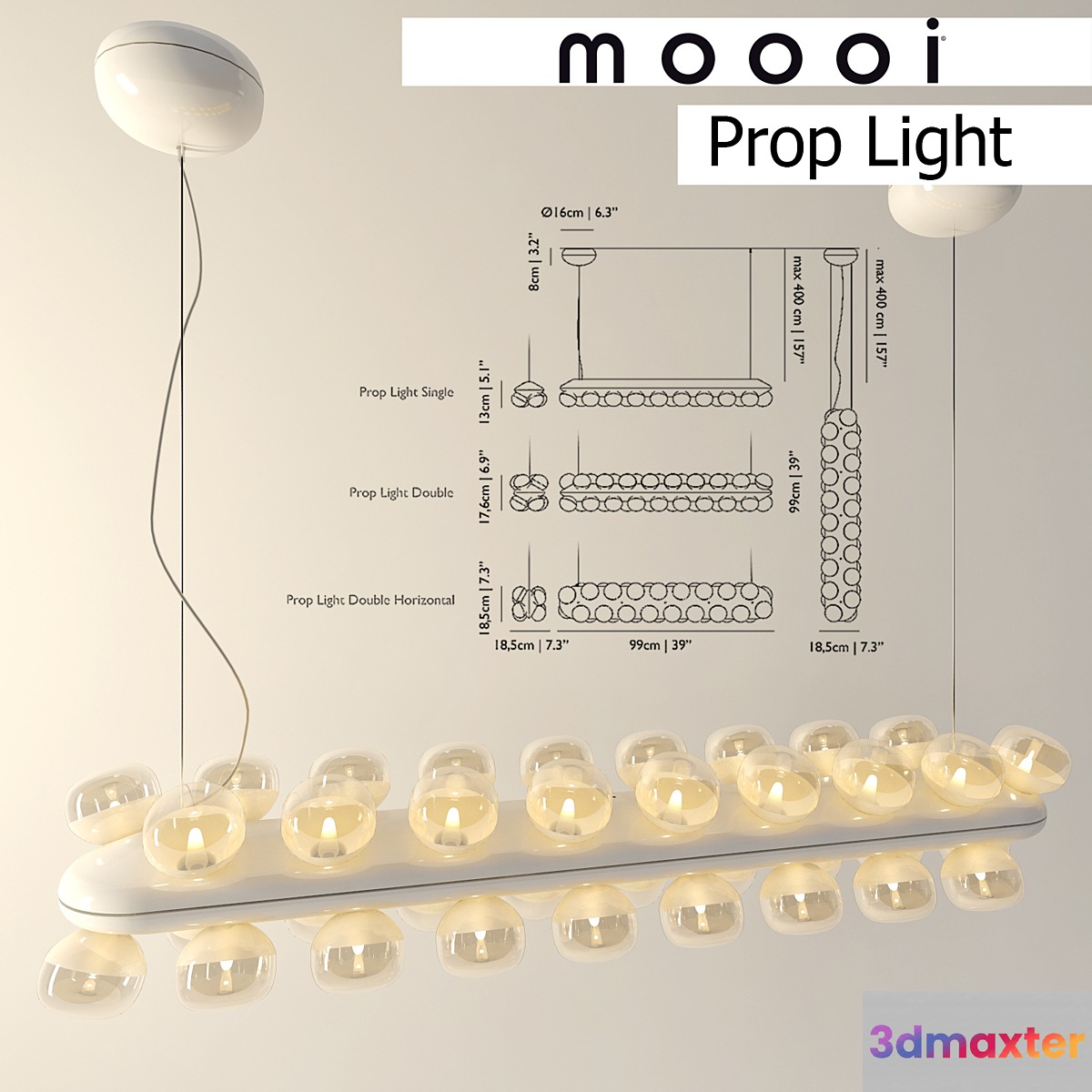 Moooi Prop Light 3D Max