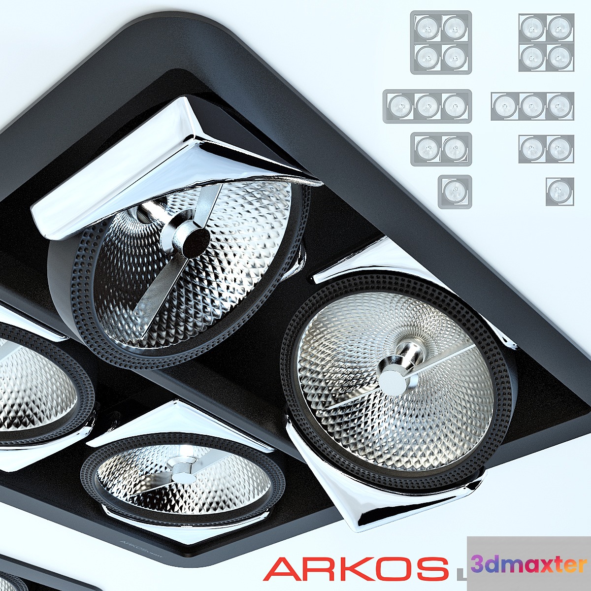 ArkosLight _ Look QR & CMD 3D Max