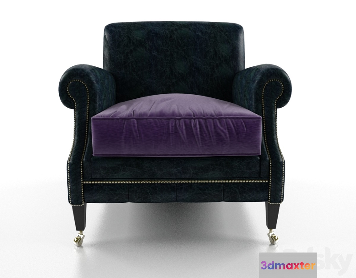 Fleming & Howland George Berkley armchair 3D Max