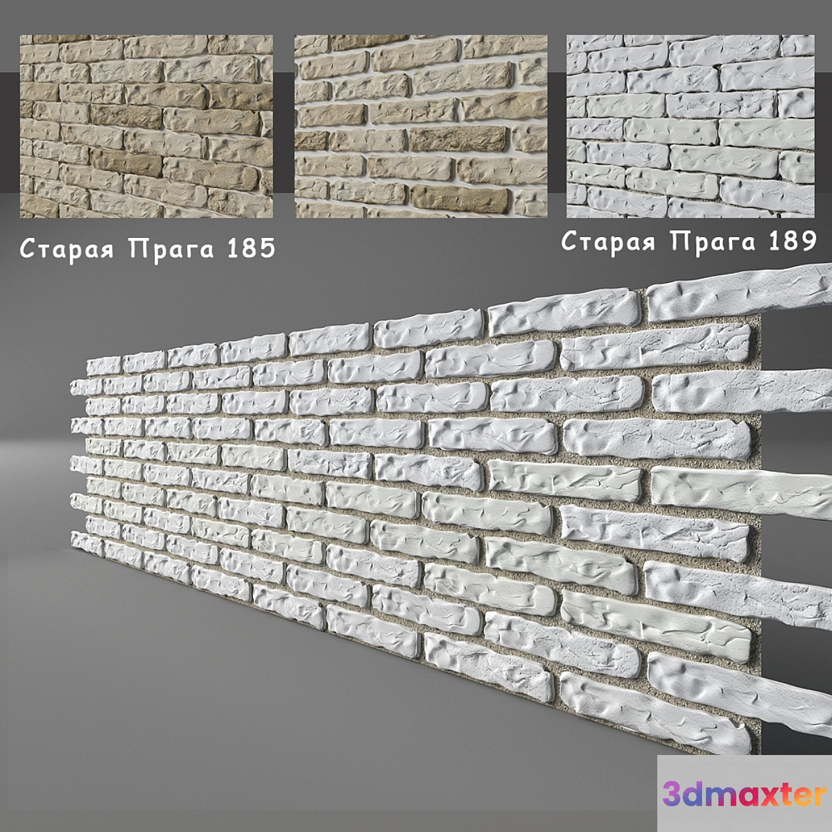 Decorative brick 3D Max