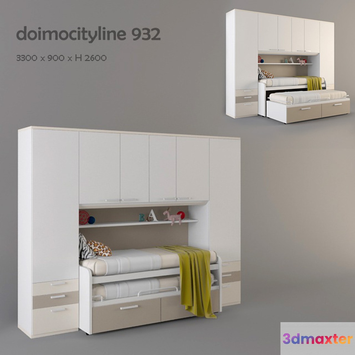 Children Doimocityline 932 3D Max