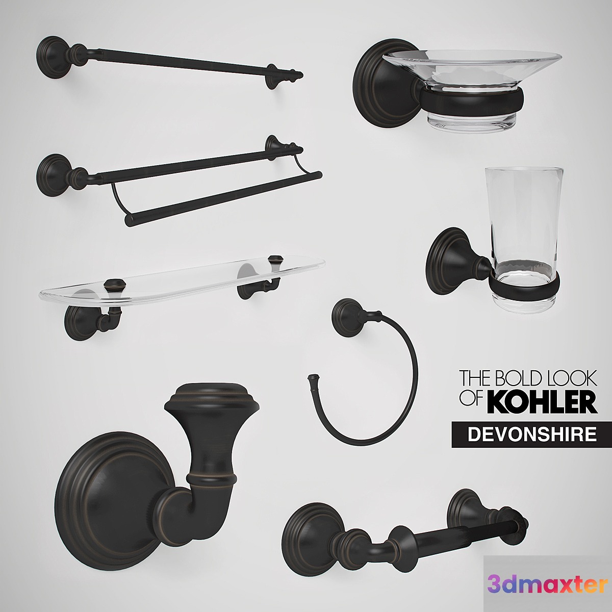 KOHLER Devonshire Accessories 3D Max