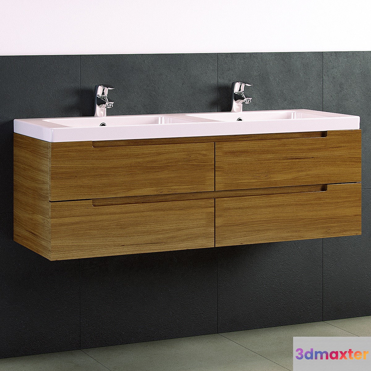 Villeroy & Bosh double bowl washbasin