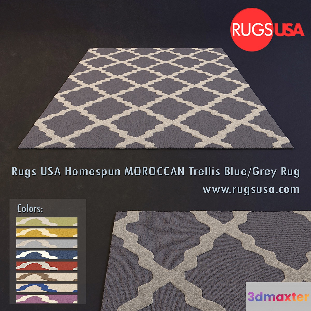 Rugs USA Homespun Moroccan Trellis Rug